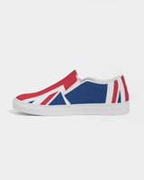 United Kingdom Flag Women's Slip-On Canvas Shoe - Conscious Apparel Store