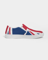 United Kingdom Flag Women's Slip-On Canvas Shoe - Conscious Apparel Store