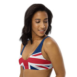 United Kingdom padded bikini top - Conscious Apparel Store