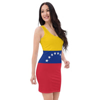 Venezuela Flag Bodycon dress - Conscious Apparel Store