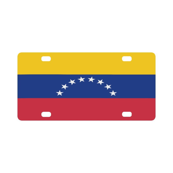 Venezuela Flag Classic License Plate - Conscious Apparel Store