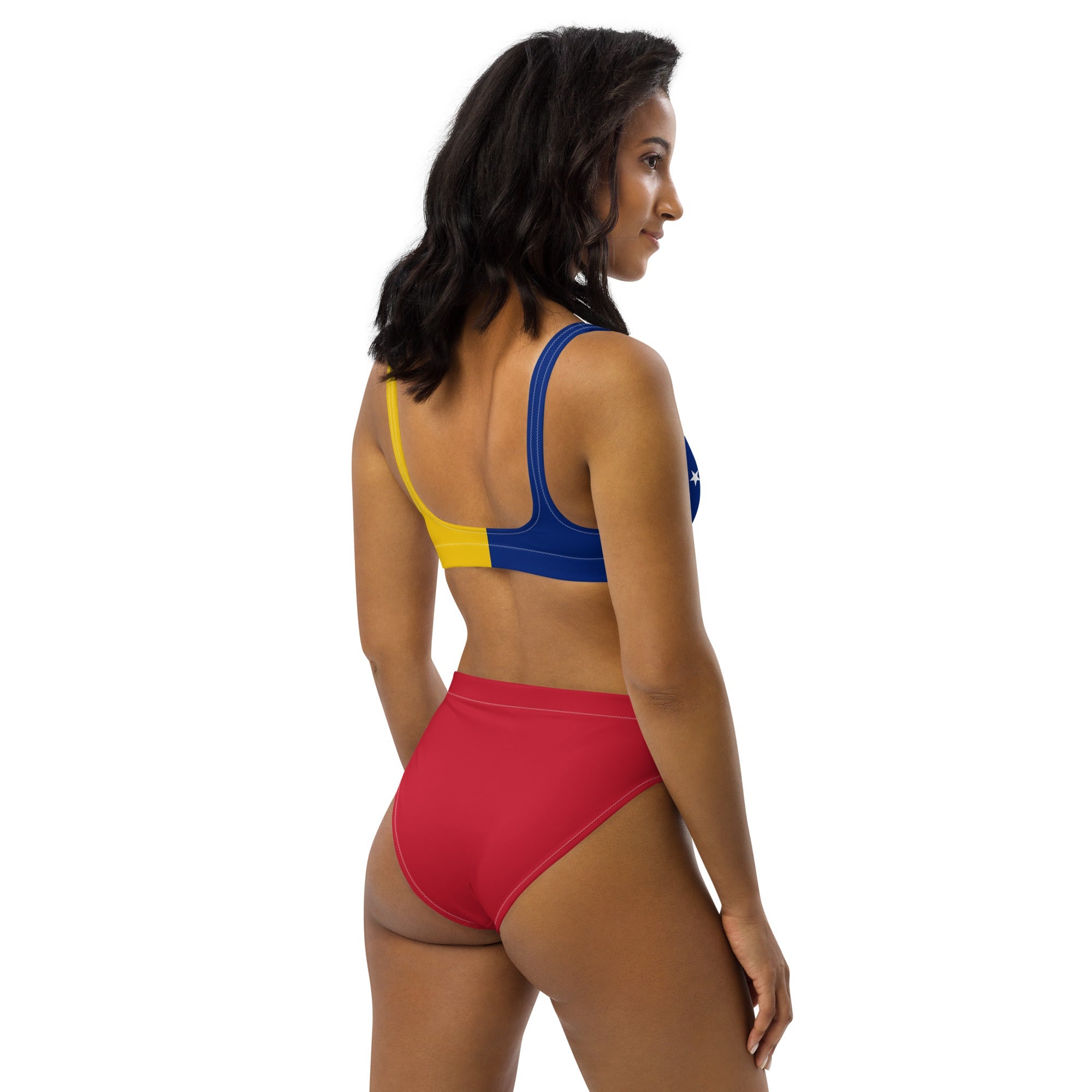 Venezuela Flag high-waisted bikini - Conscious Apparel Store