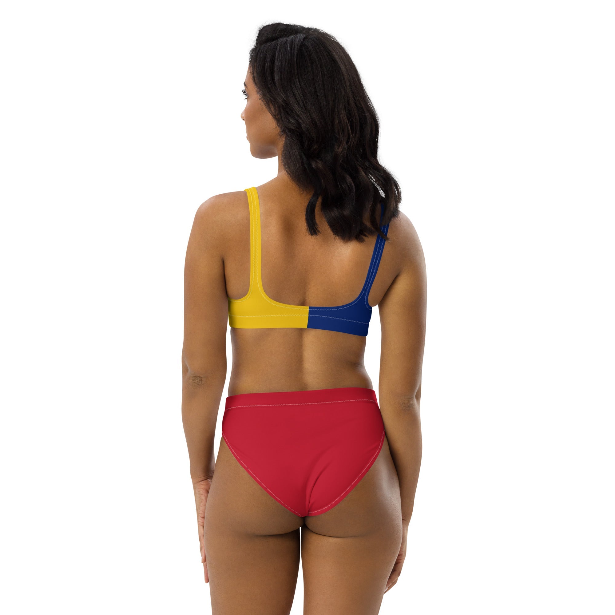 Venezuela Flag high-waisted bikini - Conscious Apparel Store