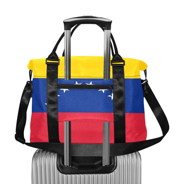 Venezuela Flag Large Capacity Duffle Bag - Conscious Apparel Store