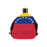 Venezuela Flag Men's Casual Chest Bag - Conscious Apparel Store