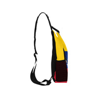 Venezuela Flag Men's Casual Chest Bag - Conscious Apparel Store