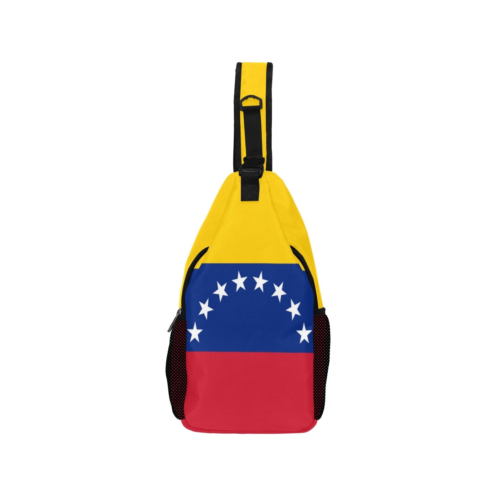 Venezuela Flag Men's Casual Chest Bag - Conscious Apparel Store