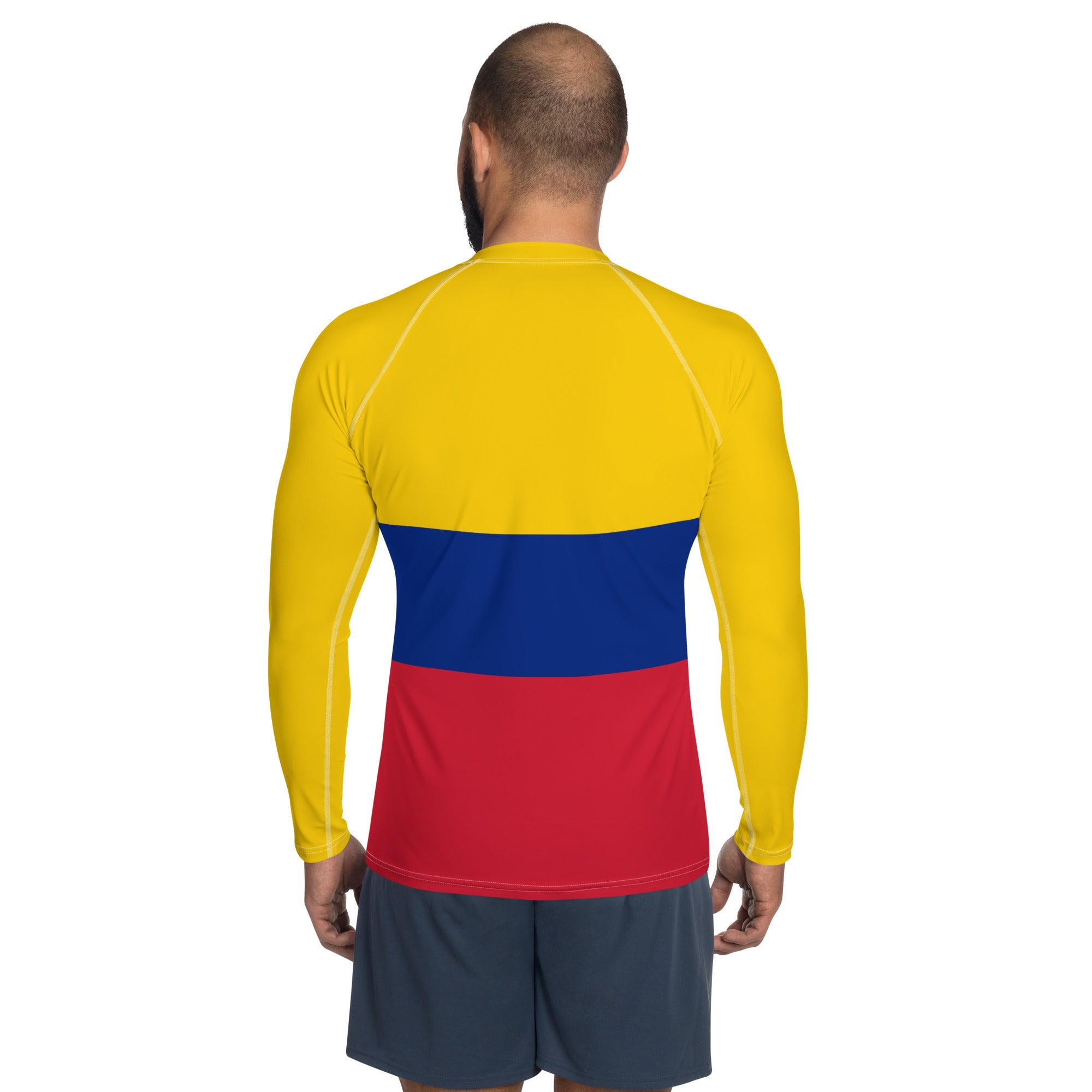 Venezuela Flag Men's Rash Guard - Conscious Apparel Store