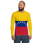 Venezuela Flag Men's Rash Guard - Conscious Apparel Store