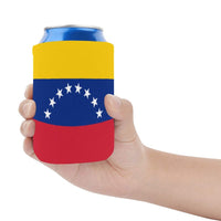 Venezuela Flag Neoprene Can Cooler 4" x 2.7" dia. - Conscious Apparel Store