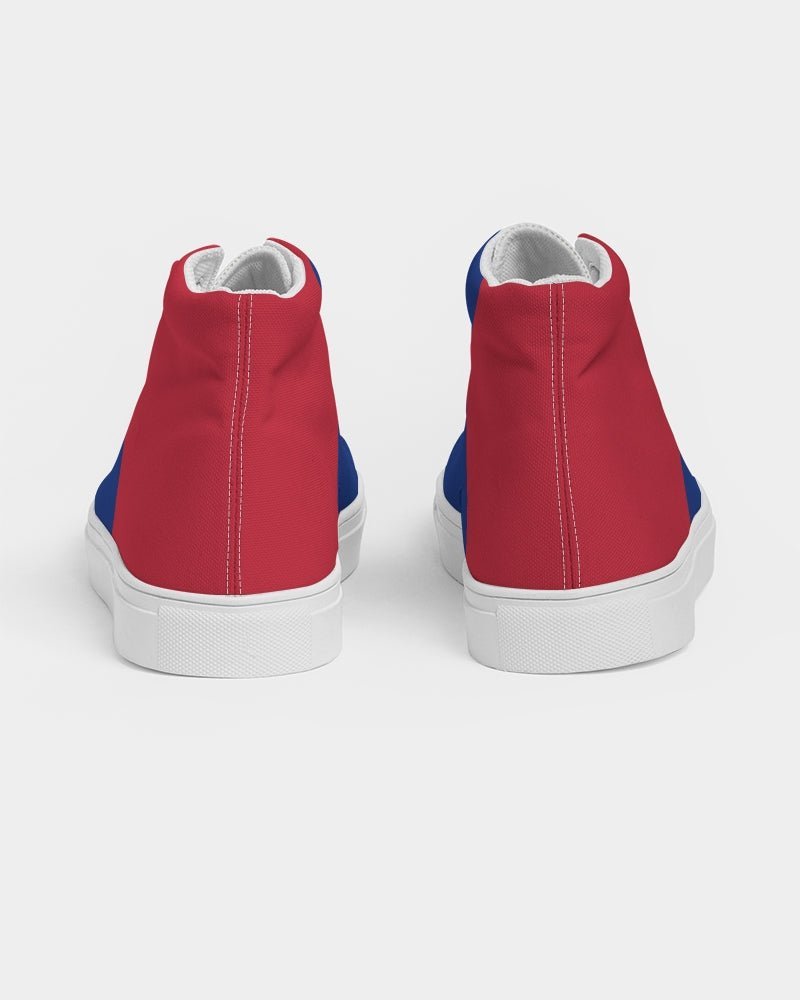 Venezuela Flag Women's Hightop Canvas Shoe - Conscious Apparel Store
