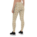 White Hieroglyphics Leggings - Conscious Apparel Store