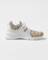 White Hieroglyphics Women's Two-Tone Sneaker - Conscious Apparel Store