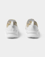 White Hieroglyphics Women's Two-Tone Sneaker - Conscious Apparel Store