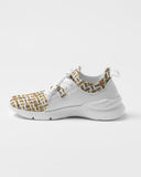 White Hieroglyphics Women's Two-Tone Sneaker - Conscious Apparel Store