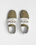 Women's Egyptian Hieroglyphics (Olive) Two-Tone Sneaker - Conscious Apparel Store