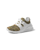 Women's Egyptian Hieroglyphics (Olive) Two-Tone Sneaker - Conscious Apparel Store